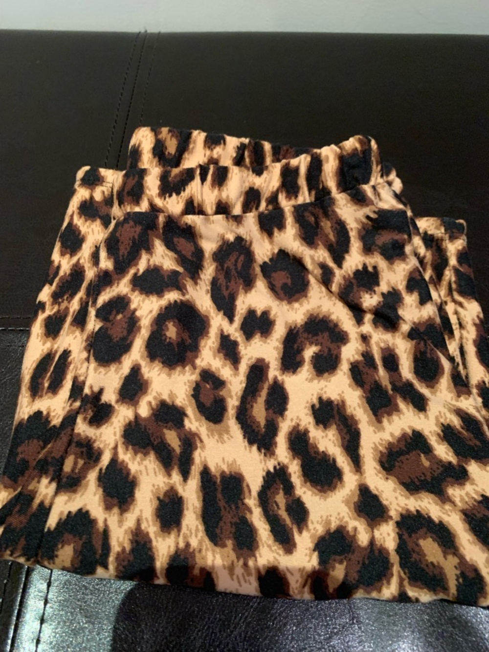🌸GRACE🌸LEOPARD STRETCH WAIST BIKE SHORT. NWT. NEVER WORN! - Picture 7 of 7